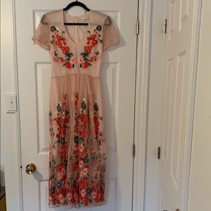 Maje midi floral dress
